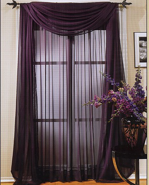 Le choix du tissu pour les rideaux: type, couleur, design
