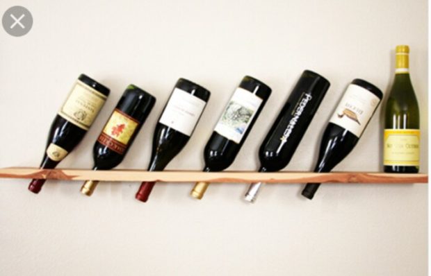étagère à vin en bois