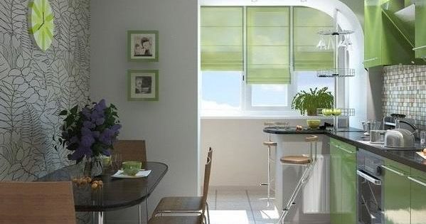 Virtuve apvienota ar balkonu: 6 dizaina padomi