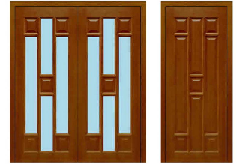 porte intérieure en bois