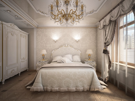 guļamistabas klasiskais stils